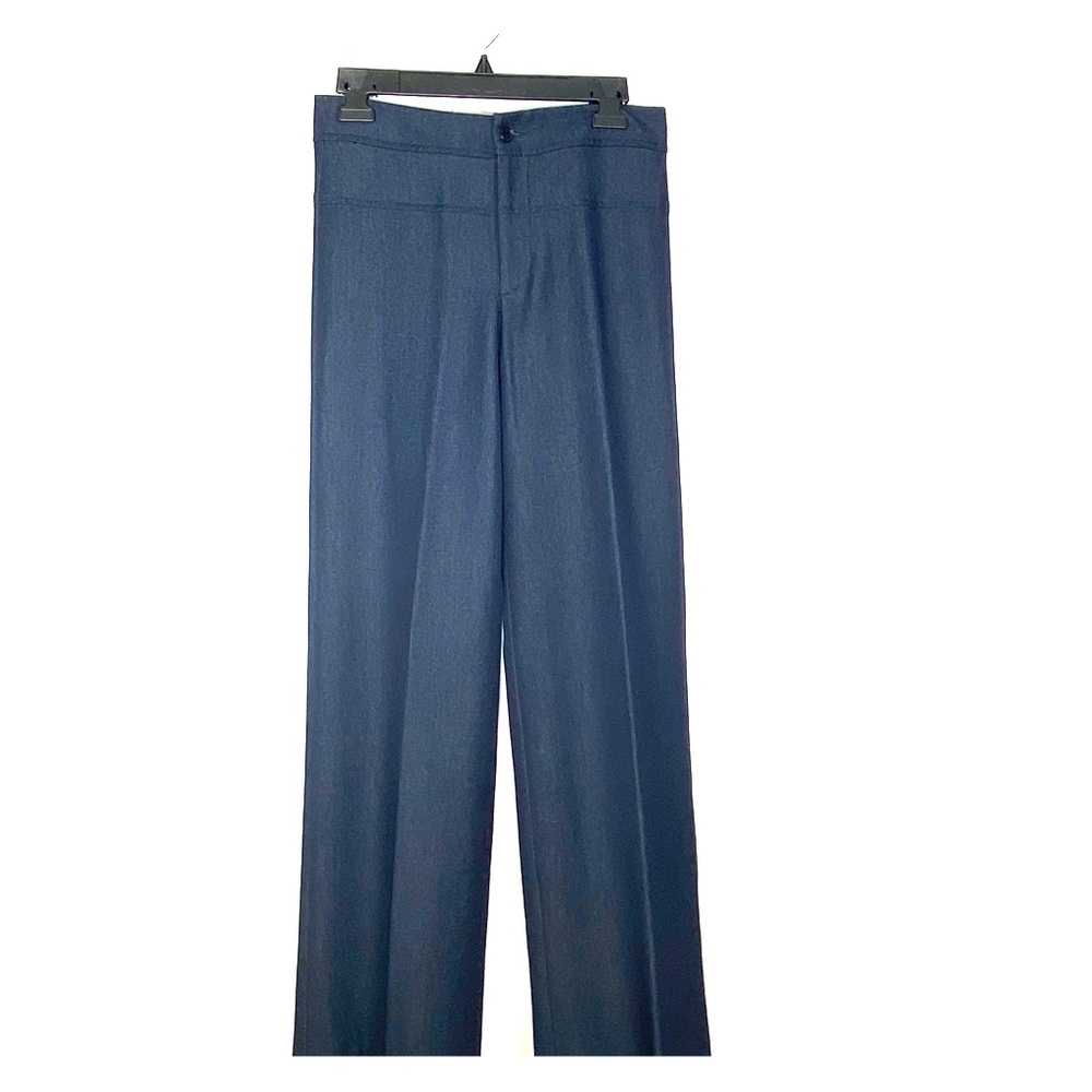 Centre ville Paris mid rise wide leg trousers